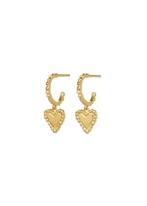 Rosalinde earrings Forgyldt Maanesten